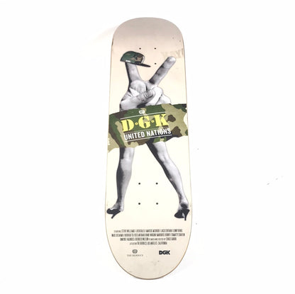 DGK x Berrics Team United Nations Multi 8.0'' Skateboard Deck