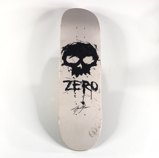 Zero Chris Cole Signature Skull White 8.25 Skateboard Deck