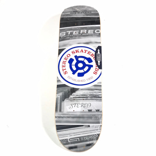 Stereo Reprocessed Team Grey/Blue 8.25 Skateboard Deck