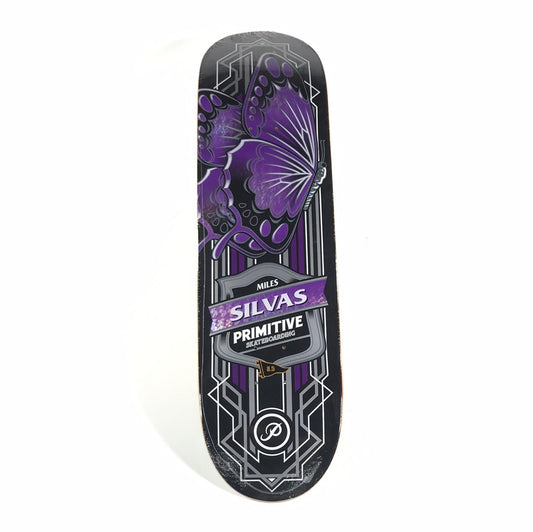 Primitive Miles Silvas Butterfly Purple 8.5 Skateboard Deck