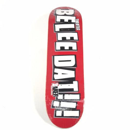 Baker Theotis Beasly Belee Dat Red 8.25 Skateboard Deck