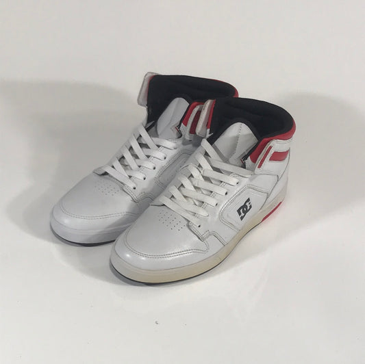 DC Nyjah High SE White/Black/Red Shoes