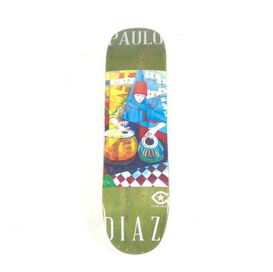 Central Paulo Diaz Bongo Green 6.8 Skateboard Deck