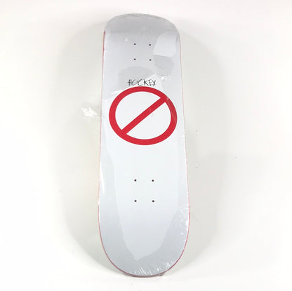 Hockey Ben Kadow Cross Out White 8.38 Skateboard Deck
