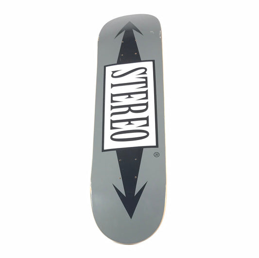 Stereo Team Classic Grey 8.0 Skateboard Deck