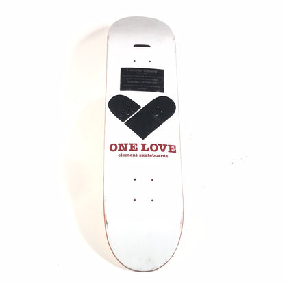 Element Darrell Stanton One Love White 7.3'' Skateboard Deck