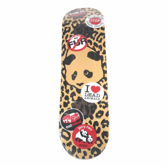 Enjoi Jerry Hsu Eat Meat Brown 8.25 Skateboard Deck