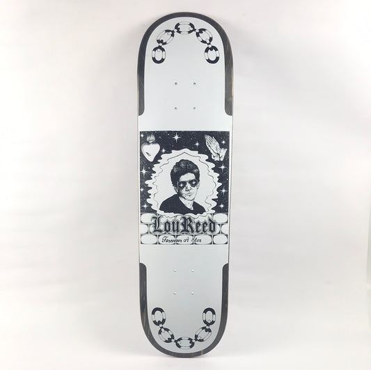 Quasi Lou Reed Forever White/Wood Grain 8.5'' Skateboard Deck