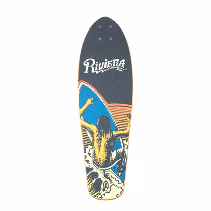 Riviera Alex Kraston Surfer Red 8.0 Skateboard Deck