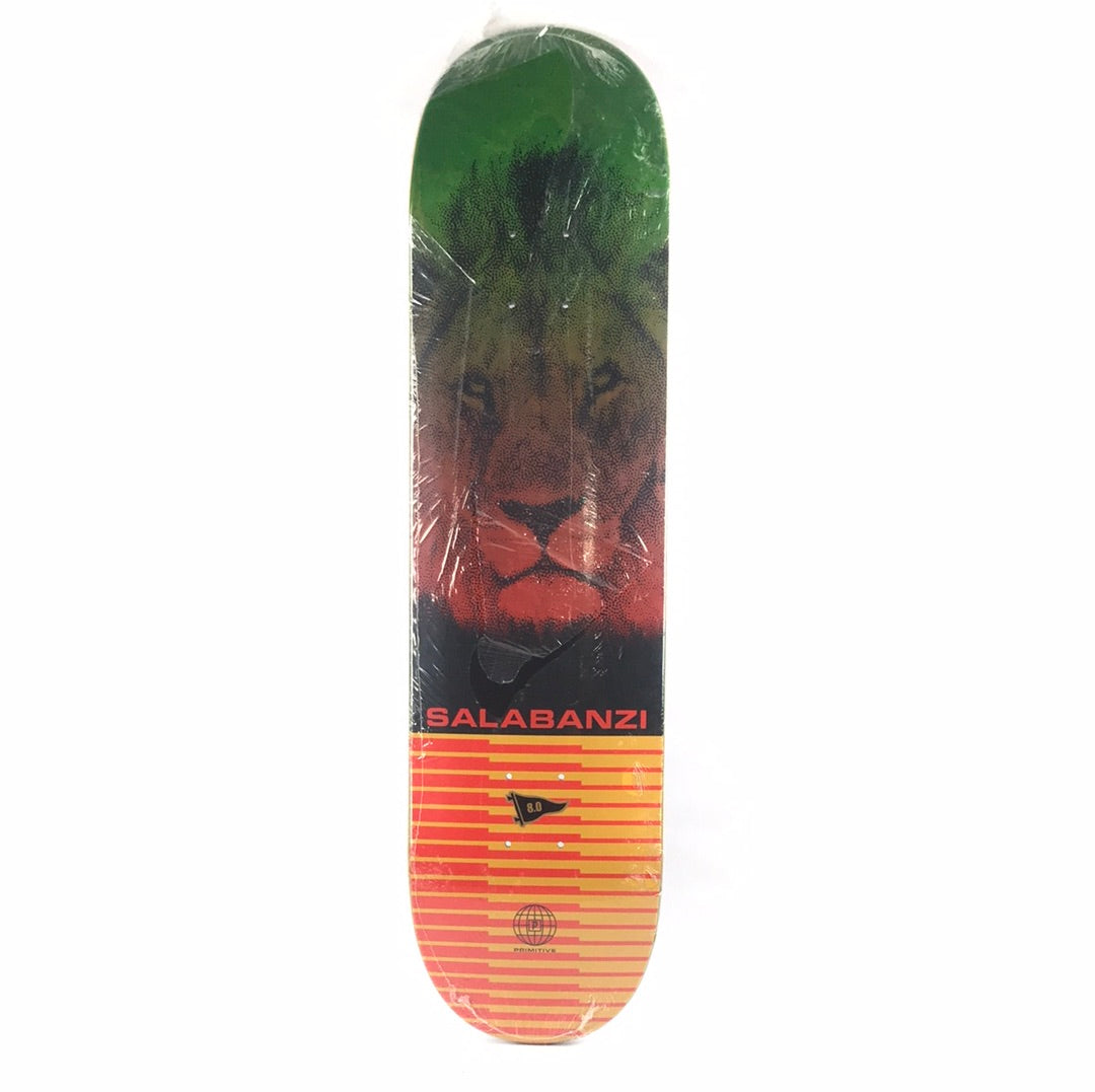 Primitive Bastien Salabanzi Lion Rasta 8" Skateboard Deck