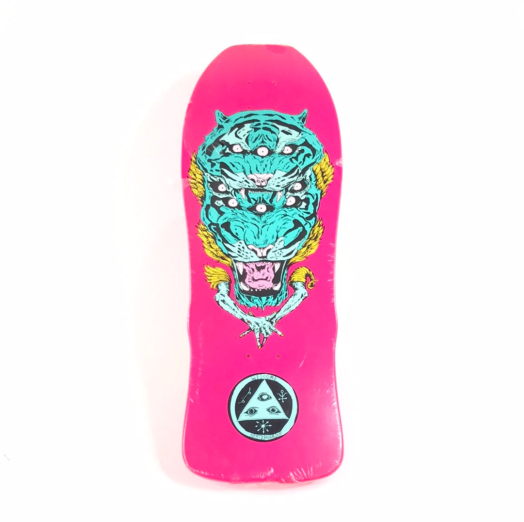 Welcome Multi-Eyed Tigers Pink 10.0” Skateboard Deck