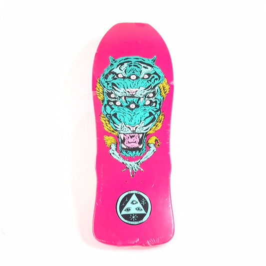 Welcome Multi-Eyed Tigers Pink 10" Skateboard Deck