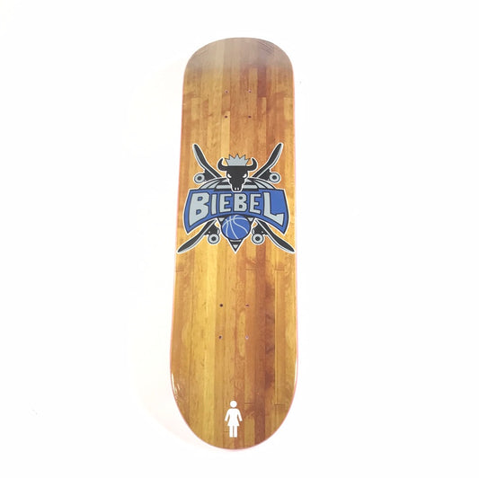 Girl Brandon Biebel Bull Wood Grain 7.75 Skateboard Deck