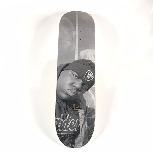 Primitive Notorious BIG Biggie Raiders Grey 8 Skateboard Deck