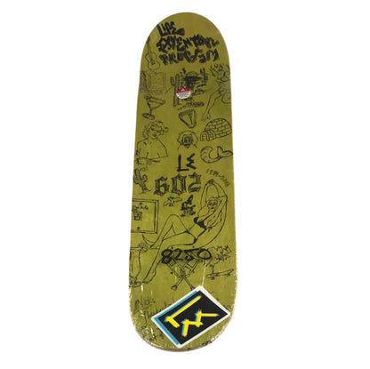 Life Extension Nick Trapasso Sesame Street Size 8.25" Vintage NOS Deck