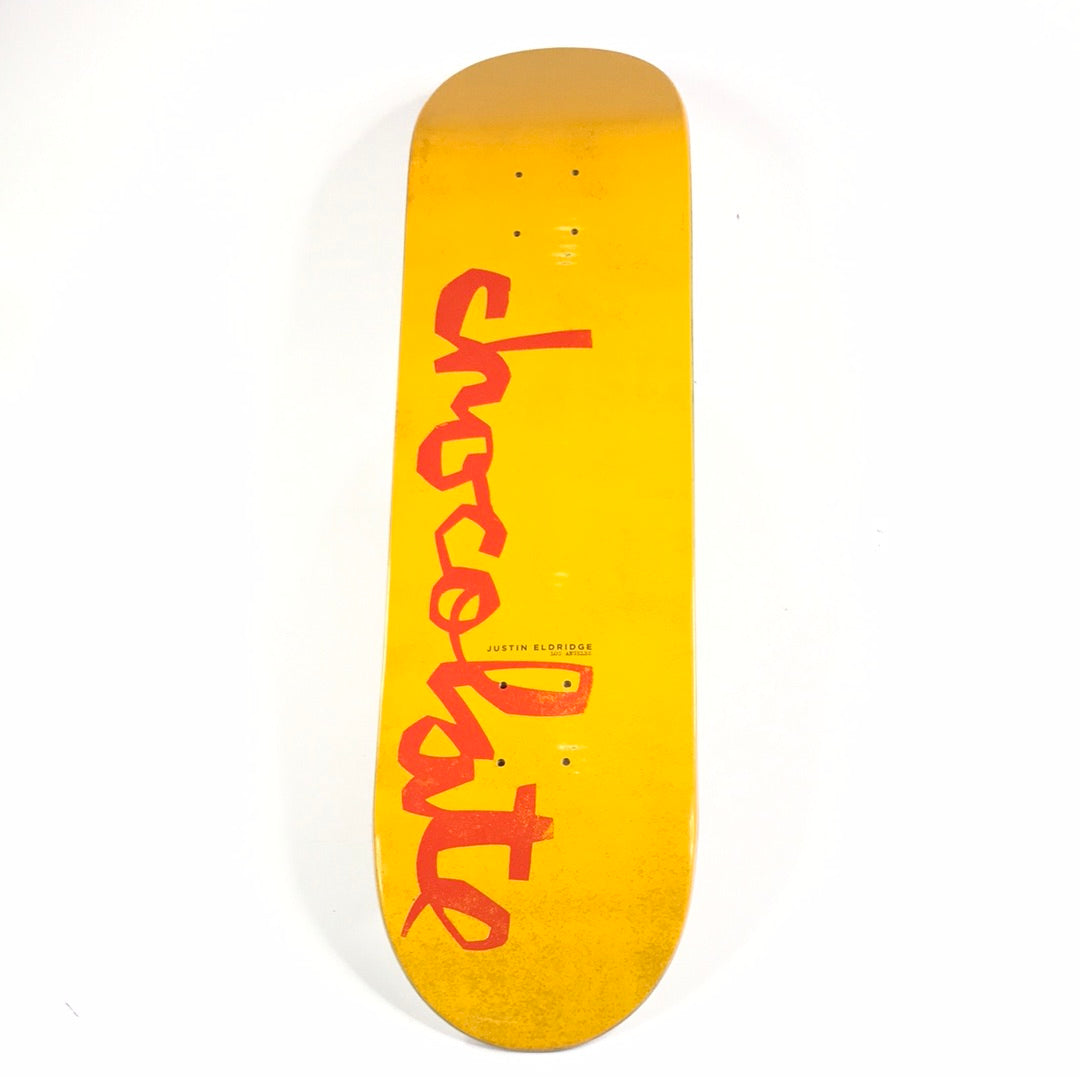 Chocolate Justin Eldridge Basic Yellow/Red 8.25" Skateboard Deck