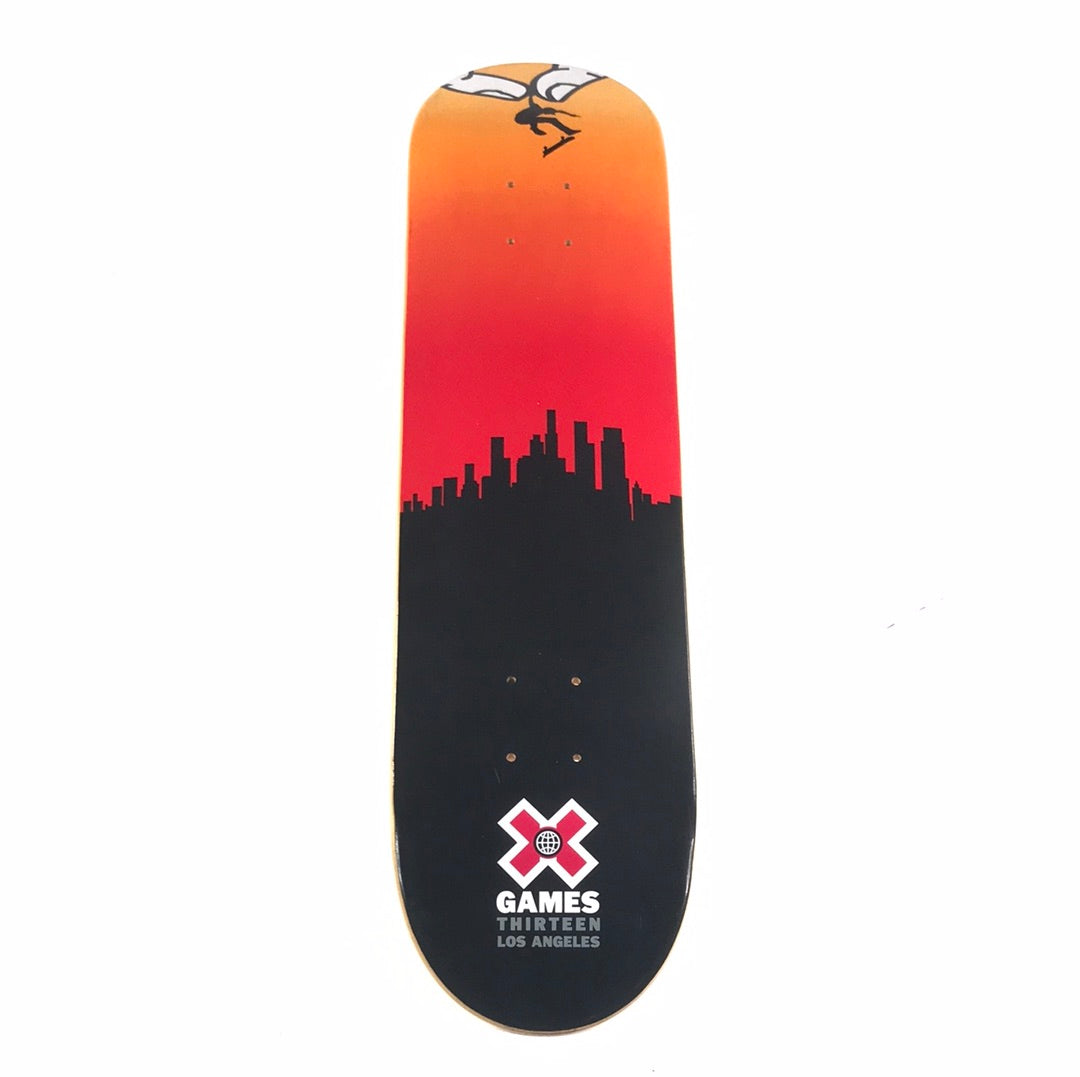 X Games   Los Angeles City Skyline Black/Red Vintage NOS Deck