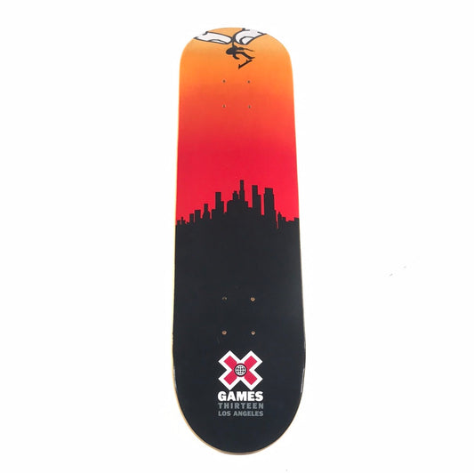 X Games   Los Angeles City Skyline Black/Red Vintage NOS Deck