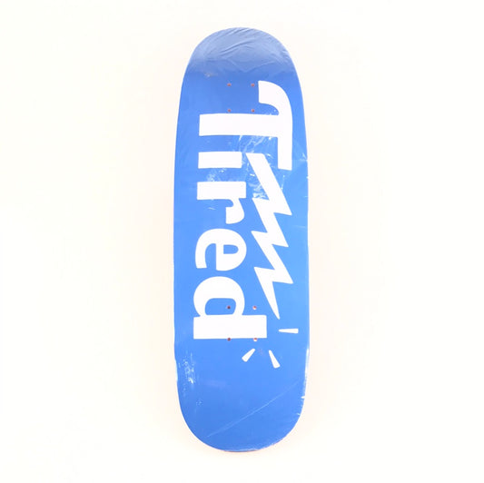 Tired Team Bolt Blue 9.0 Skateboard deck