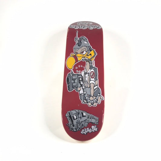 Slang Ron Chatman Robo-Duck Maroon 7.8 Skateboard Deck