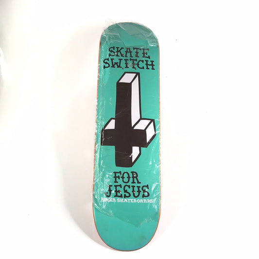 Roger Team Upside Down Cross 8.1 Skateboard Deck