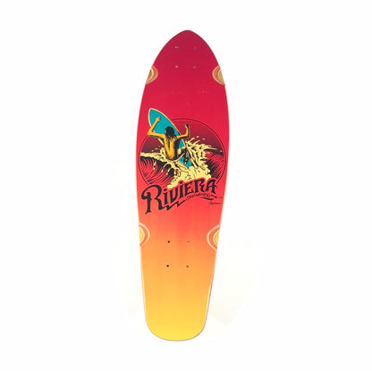 Riviera Alex Kraston Surfer Red 8.0 Skateboard Deck