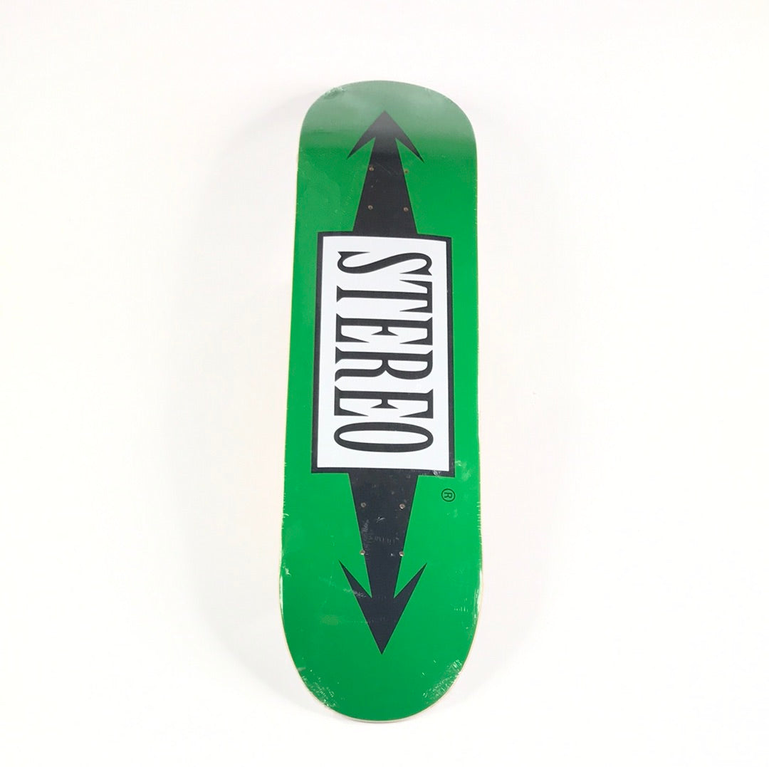 Stereo Team Classic Green 8.5 Skateboard Deck