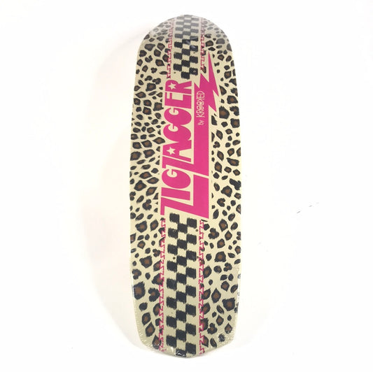 Krooked Team Zig Zagger Cheetah Print 8.5'' Skateboard Deck