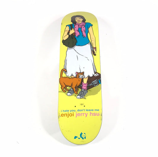 Enjoi Jerry Hsu Girlfriends Yellow 7.9" Skateboard