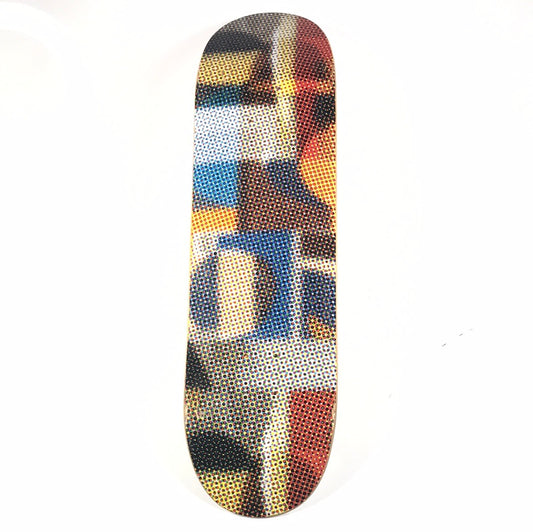 Hopps Team Abstract Multi Size 8.5" Vintage NOS Deck
