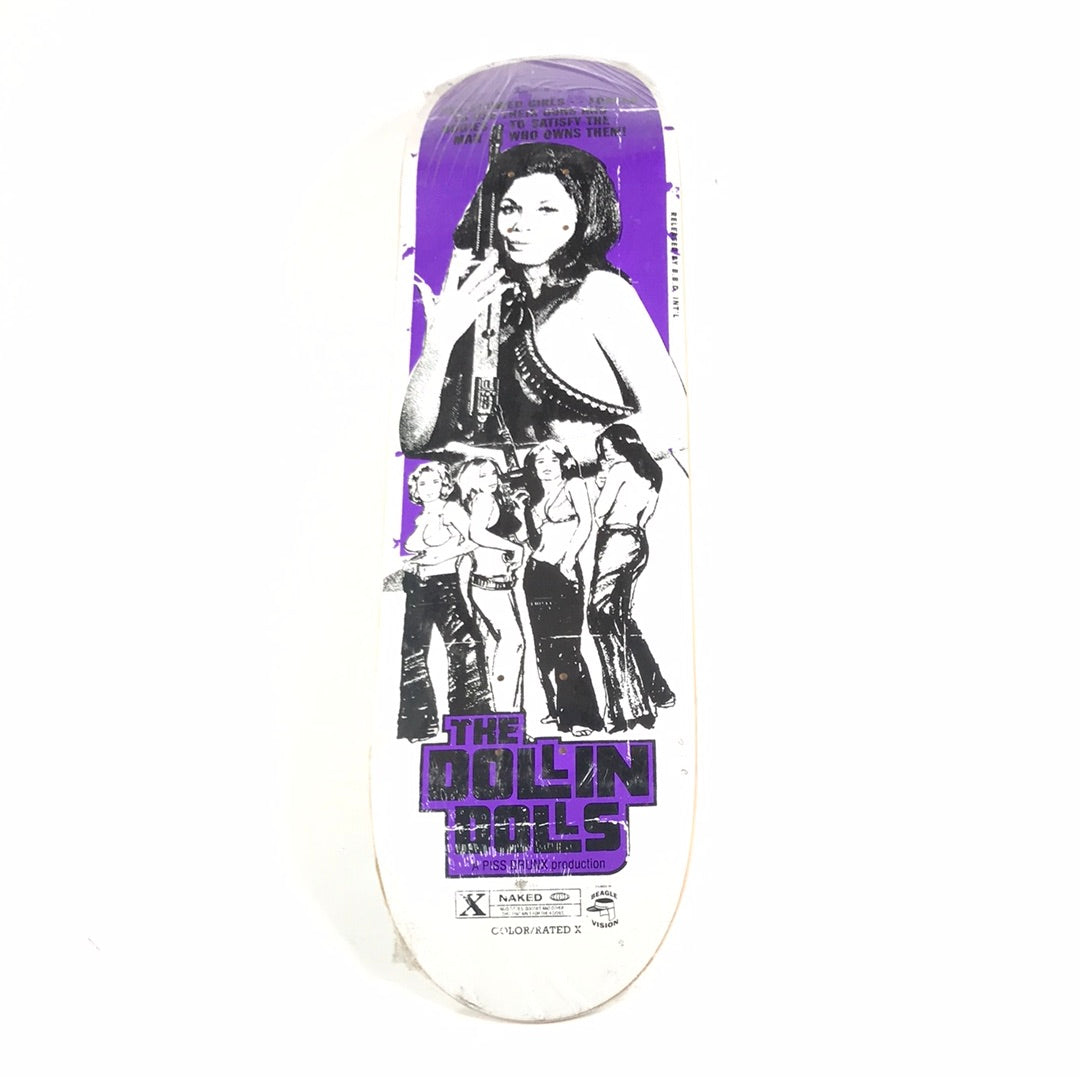Baker Dustin Dollin The Dollin Dolls Purple/White 8.4" Skateboard Deck