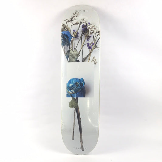 SOVRN Mikey Taylor Flowers White 8.125'' Skateboard Deck