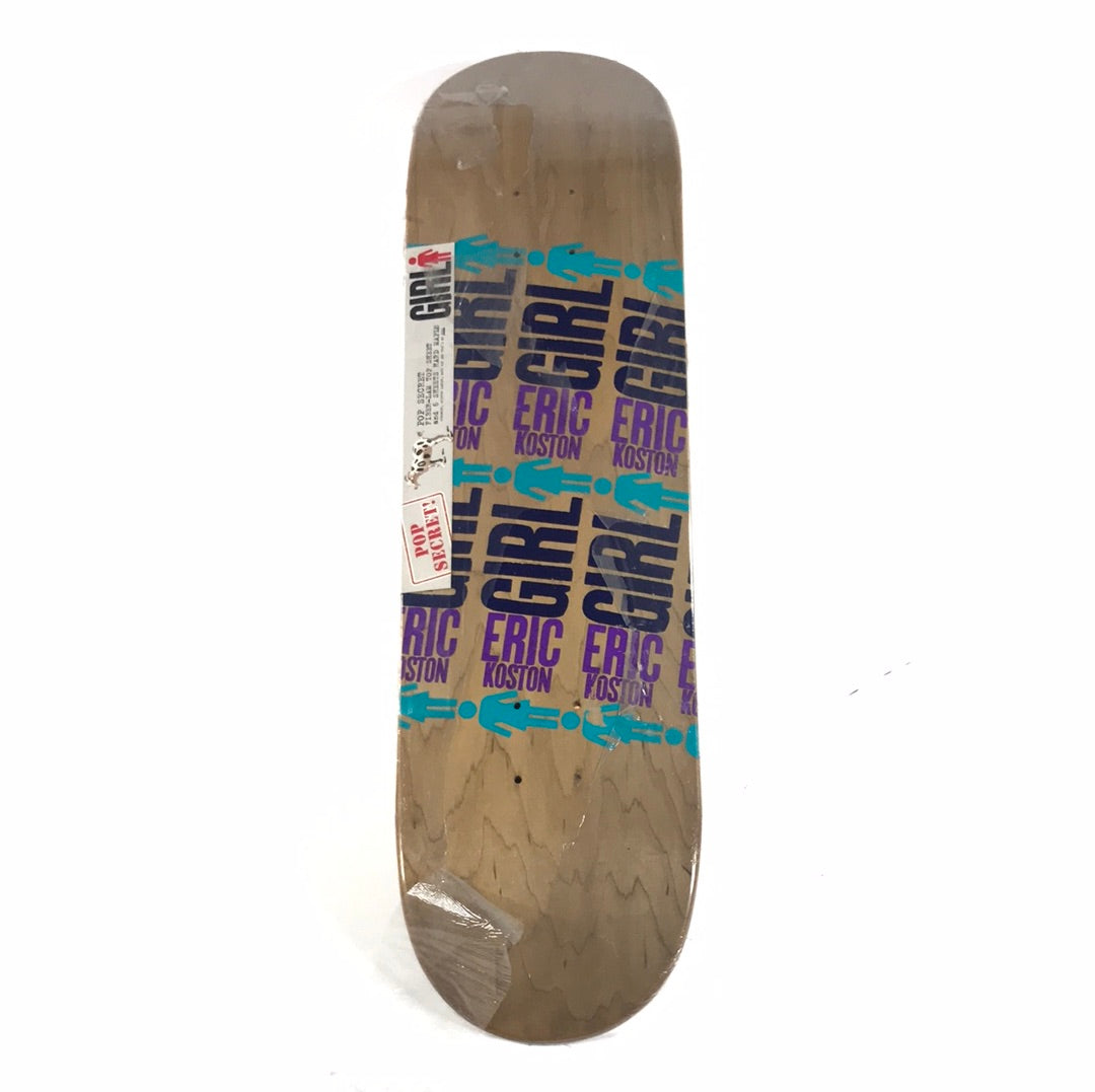 Girl Eric Koston Pop Secret Wood Grain 8.25'' Skateboard Deck