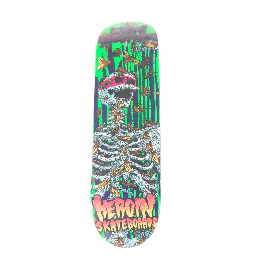 Heroin Craig Questions Vicious Nature Assorted Colors 8.5 Skateboard Deck