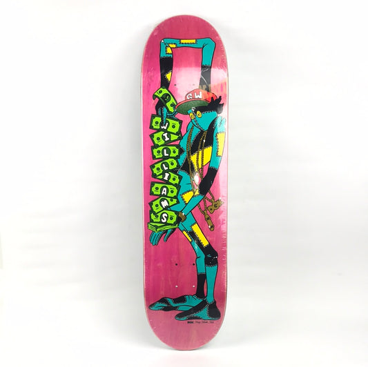 DGK Stevie Williams Homage Series Ragdoll Cash Pink 7.9'' Skateboard Deck 2014
