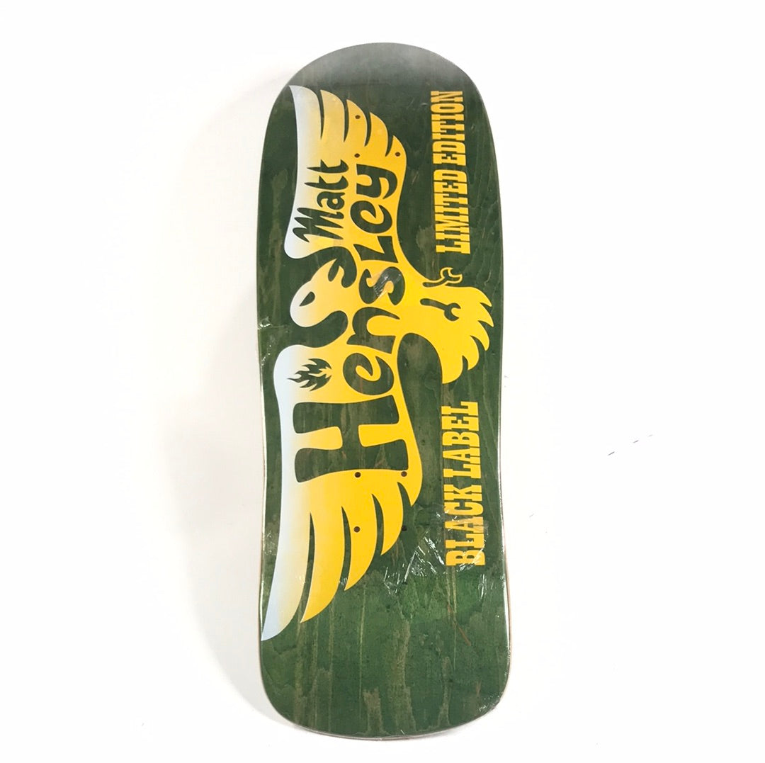 Black Label Matt Hensley Limited Edition Green 9.75'' Skateboard Deck
