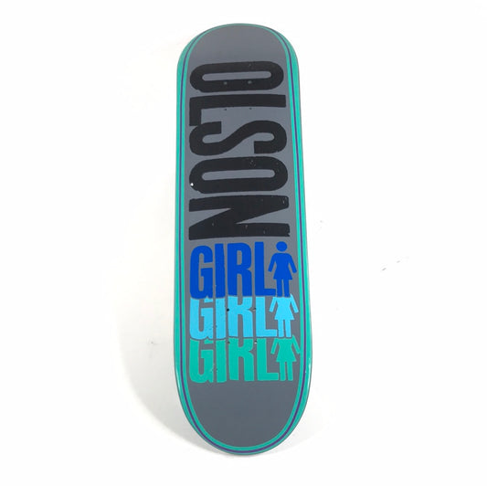 Girl Alex Olson Last Name Multi 8 3/8'' Skateboard Deck