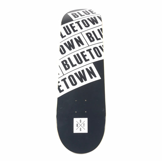 Bluetown Team Hidden Words Black 8.25 skateboard Deck