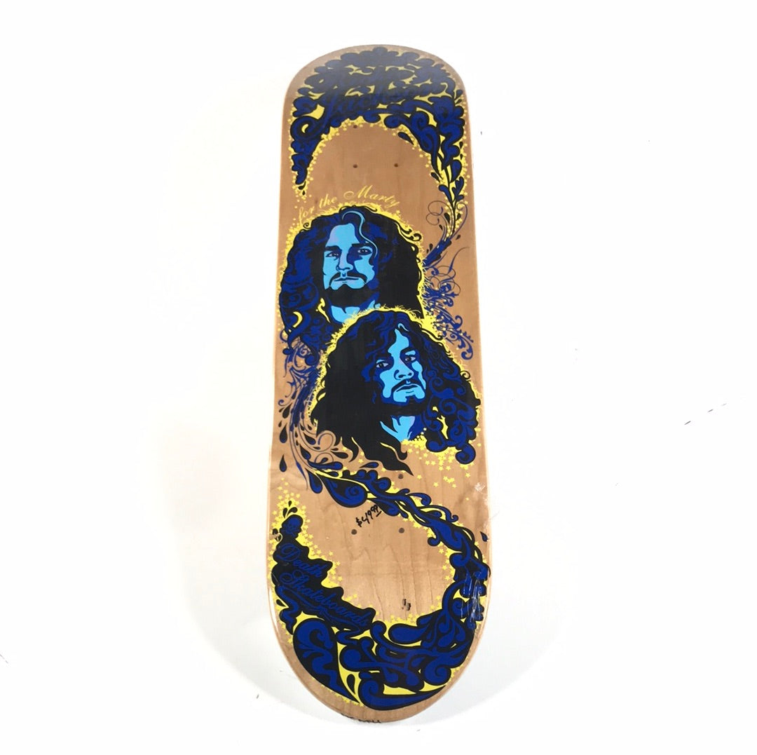 Death Richie Jackson Portrait woodgrain/Blue 7.75'' Skateboard Deck