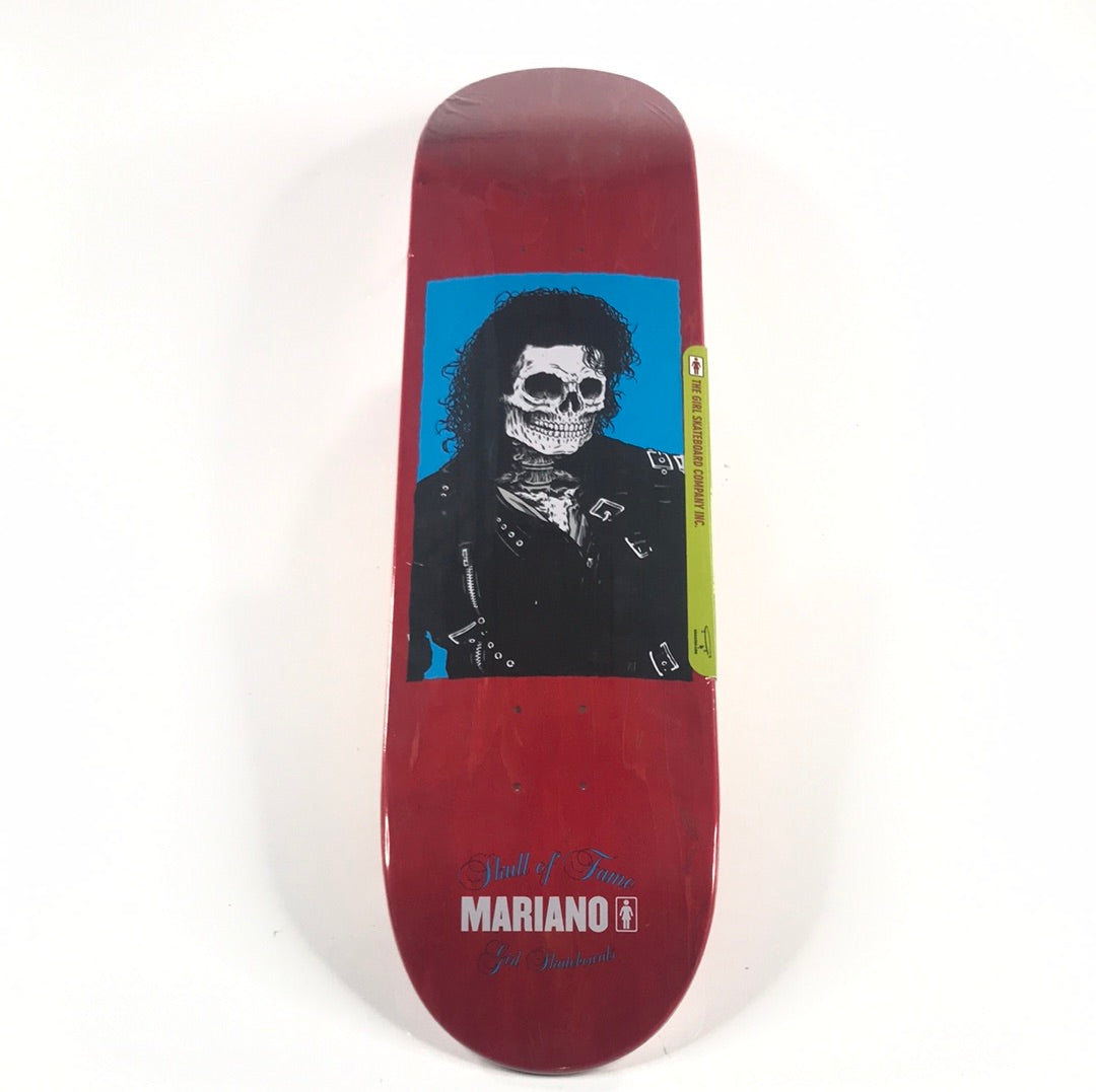 Girl Guy Mariano Hall of Fame Red 8.25 Skateboard Deck