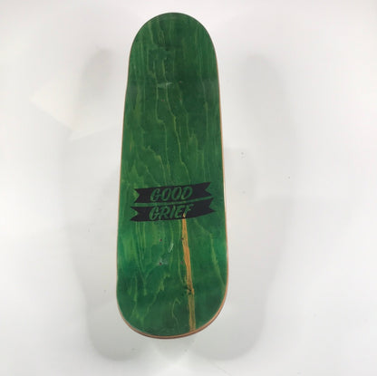 Good Grief Team Skate Or Dont Green 8.5 Skateboard Deck