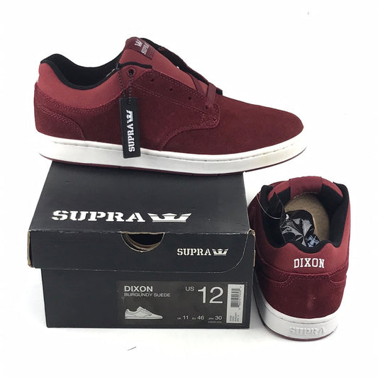 Supra Dixon Burgundy Suede U.S Mens Size 12