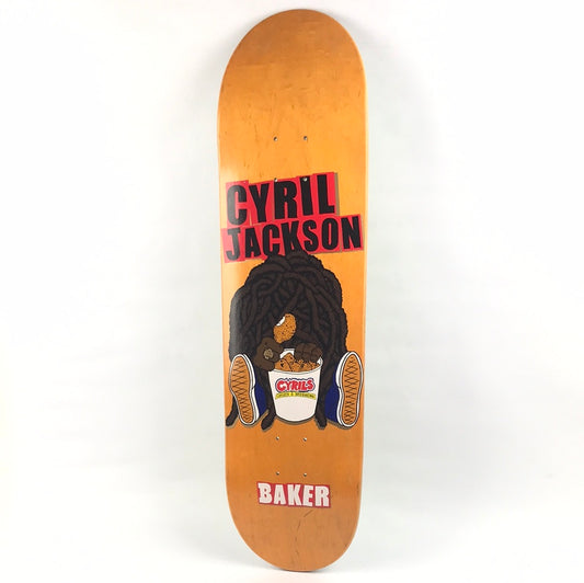 Baker Cyril Jackson Chicken & Skateboarding Orange 8.38" Skateboard Deck