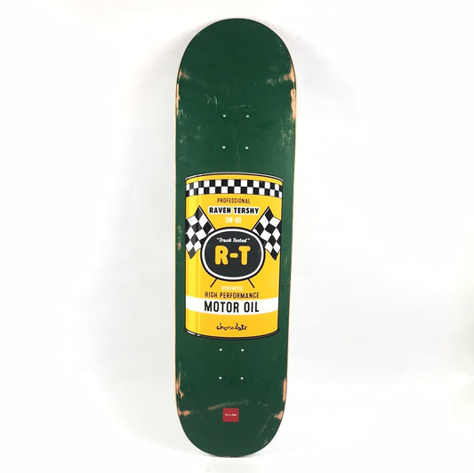 Chocolate Raven Tershy Motor Oil Green 8.5" Skateboard Deck