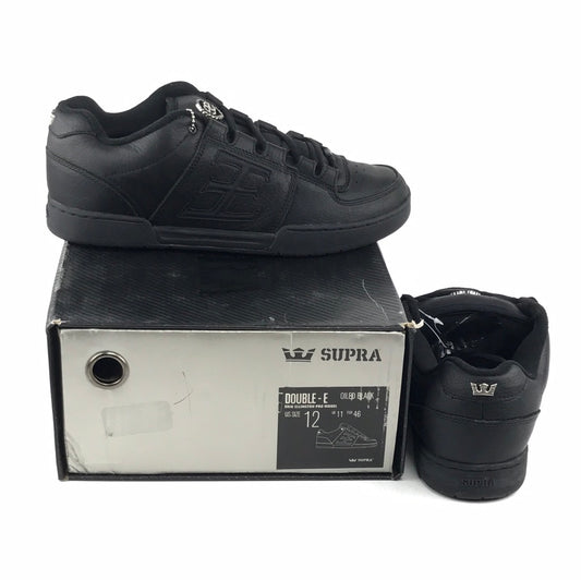 Supra Double-E Oiled Black U.S. Mens Size 12