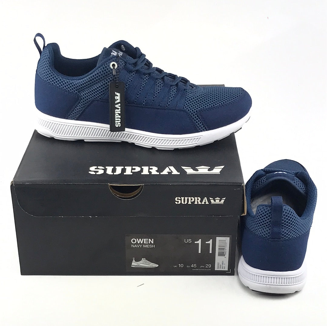 Supra Owen Navy Mesh US Mens Size 11