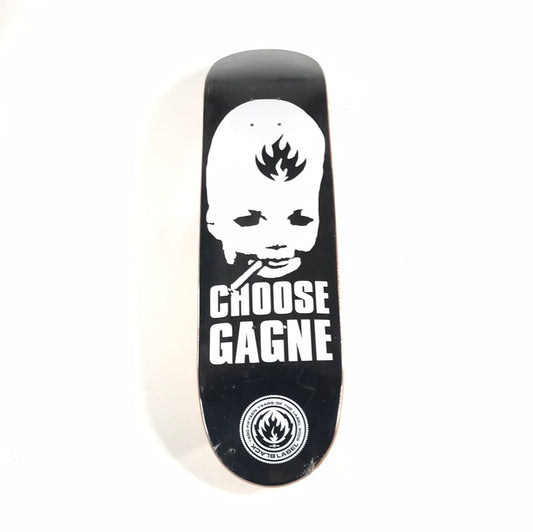 Black Label Choose Gagne Black/White 7.75 Skateboard Deck