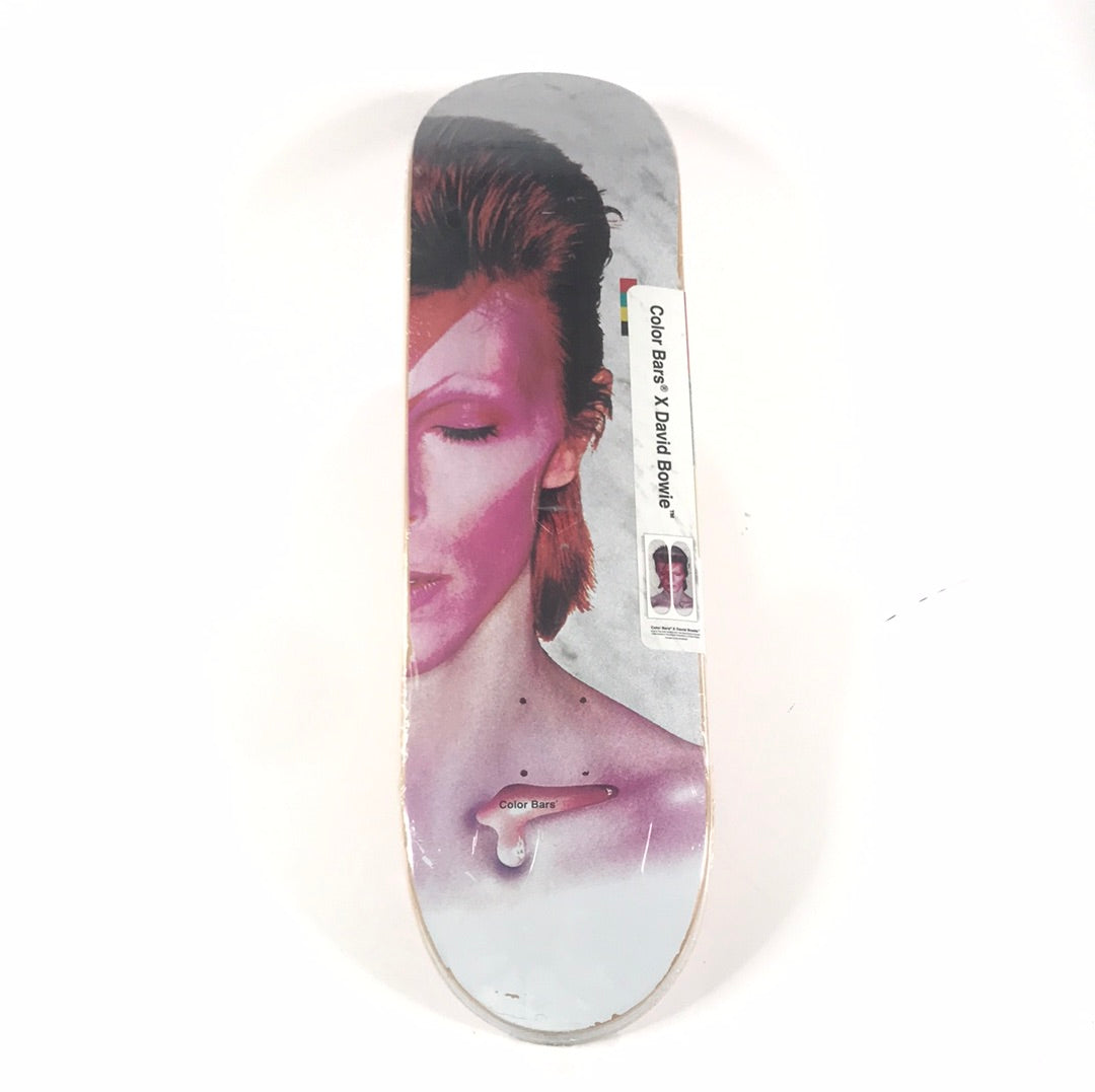 Color Bars x David Bowie Multi 8.4" Skateboard Deck