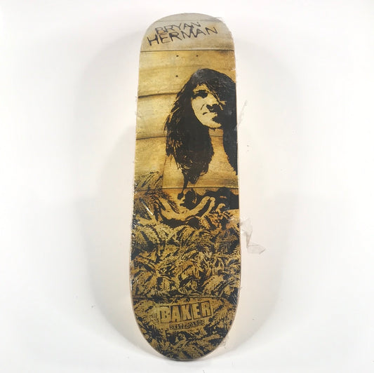 Baker Bryan Herman Weed Plant Yellow 8.0 Skateboard Deck