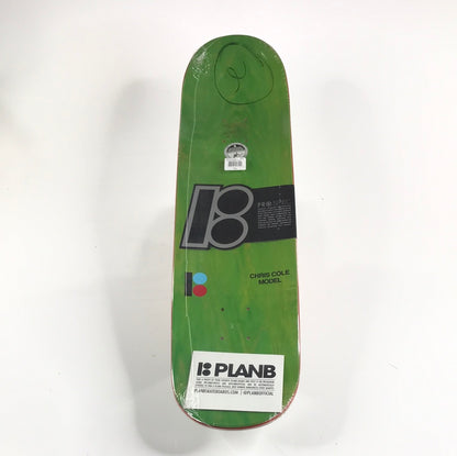 Plan B Chris Cole Prospec Green 8.25 Skateboad Deck